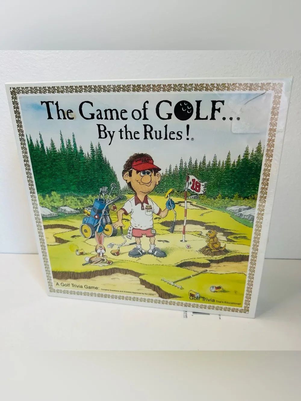 The Game of Golf By The Rules Trivia Board Game from 1989